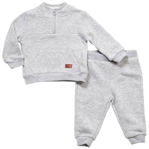Baby Boy (NB-9M) 7 For All Mankind(R) 2pc. 1/4 Zip Joggers Set