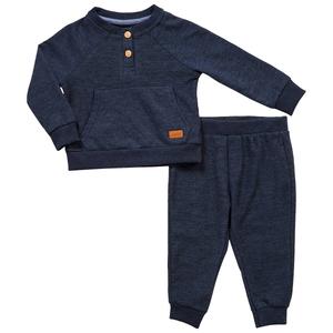 Baby Boy (12-24M) 7 For All Mankind(R) Marled Top & Joggers Set