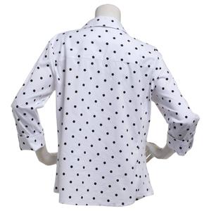 Petite Emily Daniels 3/4 Sleeve Dot Casual Button Down alternate view