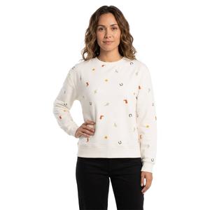 Womens Remi James Long Sleeve Western Fleece Sweatshirt