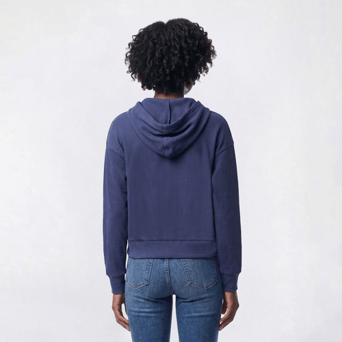 Womens Remi James Long Sleeve Waffle Hooded Sweatshirt alternate view