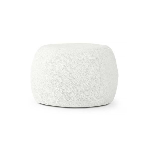 Jaxx Ellis Shearling Faux-Lamb Plush Ottoman Pouf alternate view