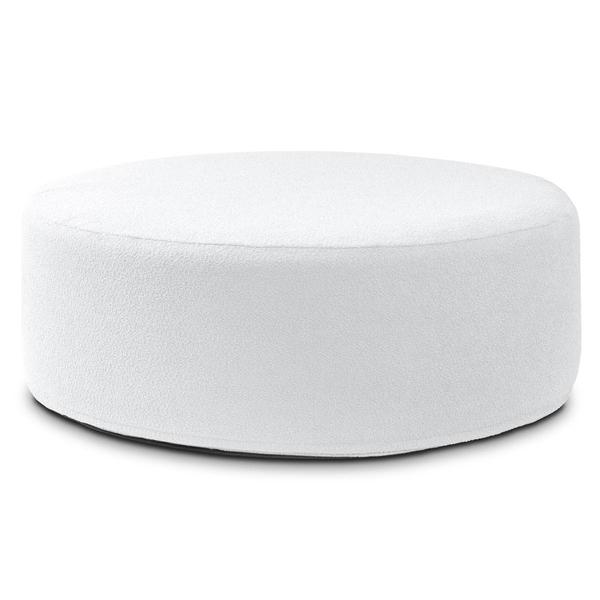 Jaxx Candler 44in. Luxe Boucle Round Couch Ottoman