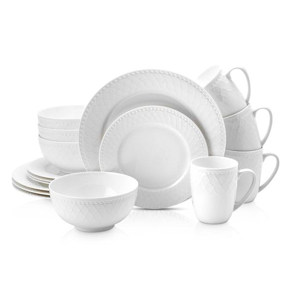 Stone Lain Alexandria 16pc. Bone China Dinnerware Set