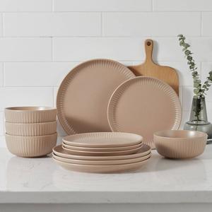 Stone Lain Logan 12pc. Stoneware Dinnerware Set