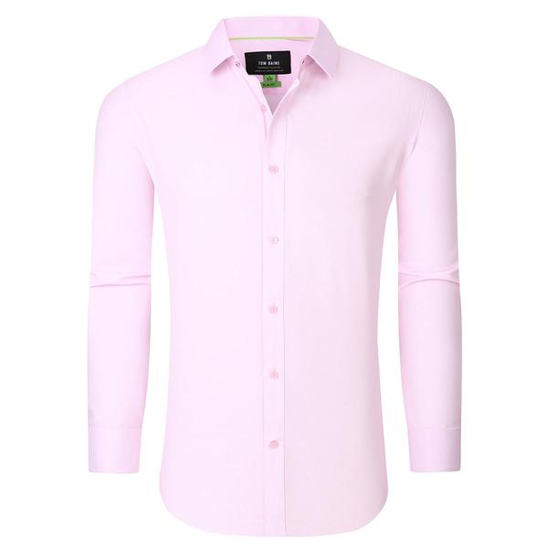 Mens Tom Baine Slim Fit Geo Performance Dress Shirt - Pink alternate view