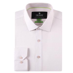 Mens Tom Baine Slim Fit Performance Button Down Dress Shirt - Tan