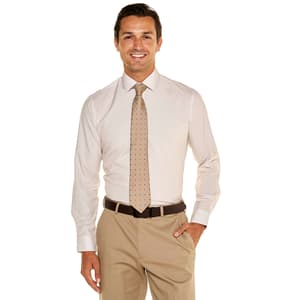 tan slim fit dress shirt H&W Crest Oversized Shirt main image 1