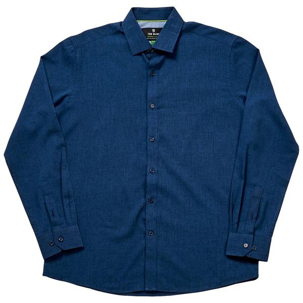 Mens Tom Baine Slim Fit Dress Shirt - Navy
