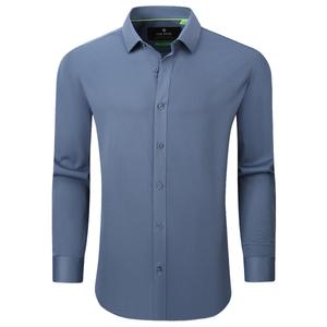 Mens Tom Baine Slim Fit Performance Dress Shirt - Blue alternate view