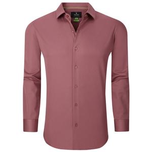 Mens Tom Baine Slim Fit Performance Dress Shirt - Rust