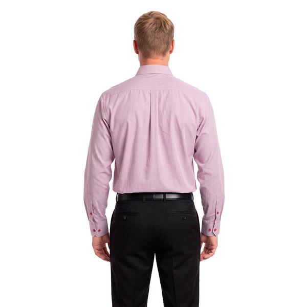 Mens Tom Baine Regular Fit Performance Dress Shirt - Red/White alternate view