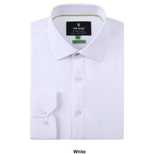 Mens Tom Baine Regular Fit Solid Stretch Long Sleeve Dress Shirt alternate view
