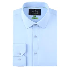 Mens Tom Baine Regular Fit Solid Blue Dress Shirt - Blue 16-16.5 x 34-35 Blue | Boscov's Mens Tom Baine Regular Fit Solid Blue Dress Shirt - Blue 16-16.5 x 34-35 Blue | Boscov's