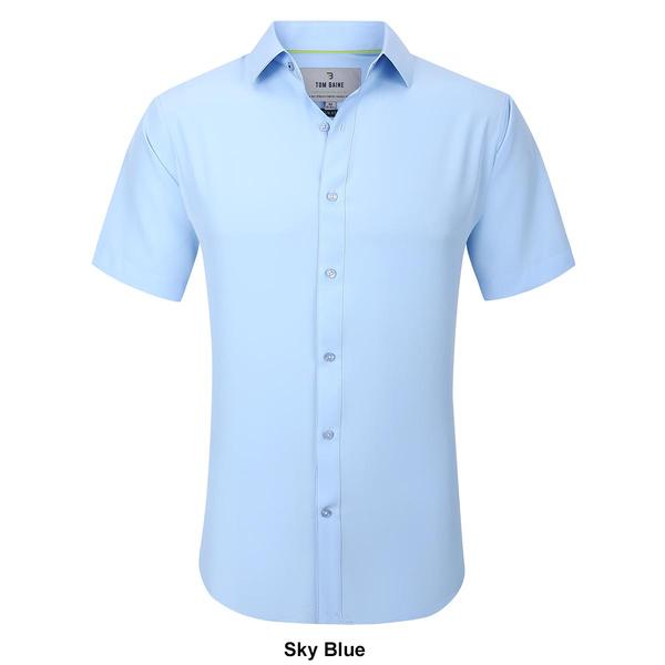 Mens Tom Baine Slim Fit Short Sleeve Dress Shirt alternate view