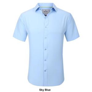 Mens Tom Baine Slim Fit Short Sleeve Dress Shirt alternate view