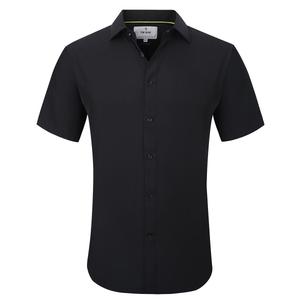 Mens Tom Baine Short Sleeve Regular Fit Solid Dress Shirt