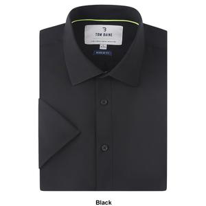 Mens Tom Baine Short Sleeve Regular Fit Solid Dress Shirt alternate view