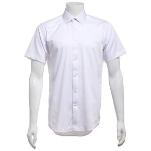 Mens Tom Baine Regular Fit Short Sleeve Textured Dress Shirt