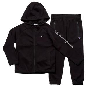 Boys (4-7) Champion(R) Zip-Up Double Knit Hoodie Set