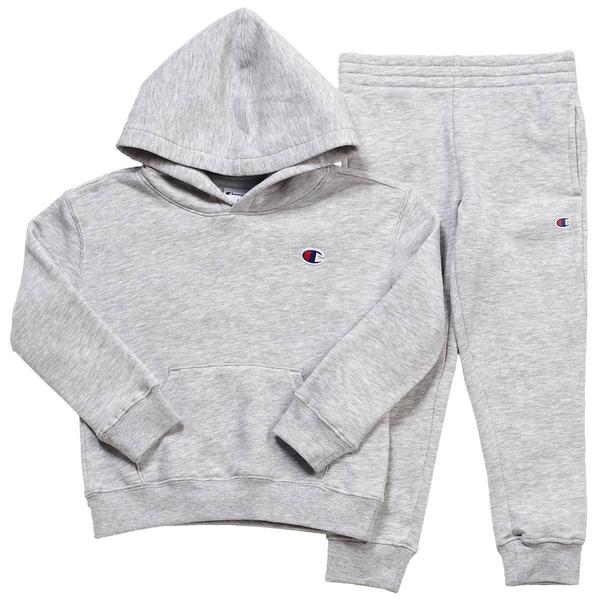 Boys (4-7) Champion(R) Fleece Hoodie & Jogger Set alternate view