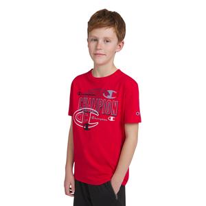 Boys (8-20) Champion(R) Graphic Logos Short Sleeve Tee - Lychee