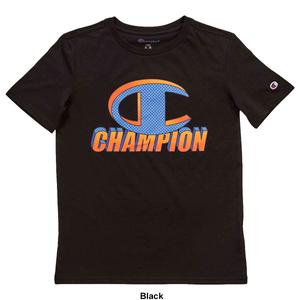 Boys (8-20) Champion(R) Dotted Big C Logo Short Sleeve Tee alternate view