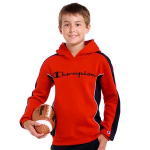 Boys (8-20) Champion(R) Color Block Panel Hoodie