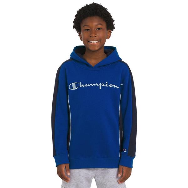 Boys (8-20) Champion(R) Color Block Panel Hoodie alternate view