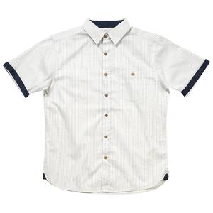 Mens Campia Dotted Circles Button Down Shirt - Black/White