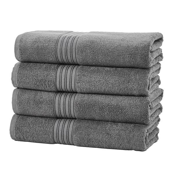 FreshFolds Cooper 4pc. Soft Cotton Classic Bath Towel Set