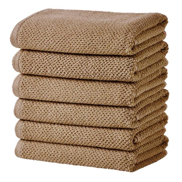 Freshfolds Acacia 6pc. Cotton Quick-Dry Hand Towel Set