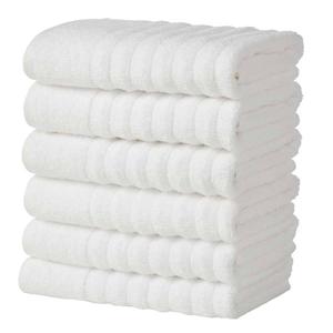 Freshfolds Kasper 6pc. Combed Cotton Absorbent Hand Towel Set