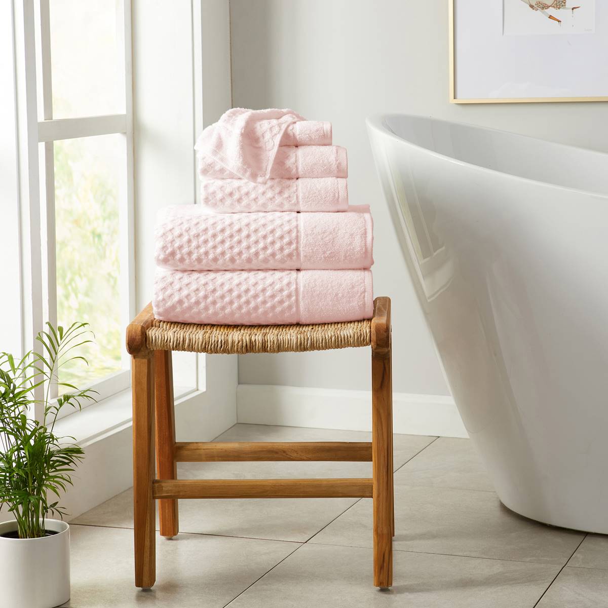 Freshfolds Grayson Cotton Lattice Textured Towel Collection