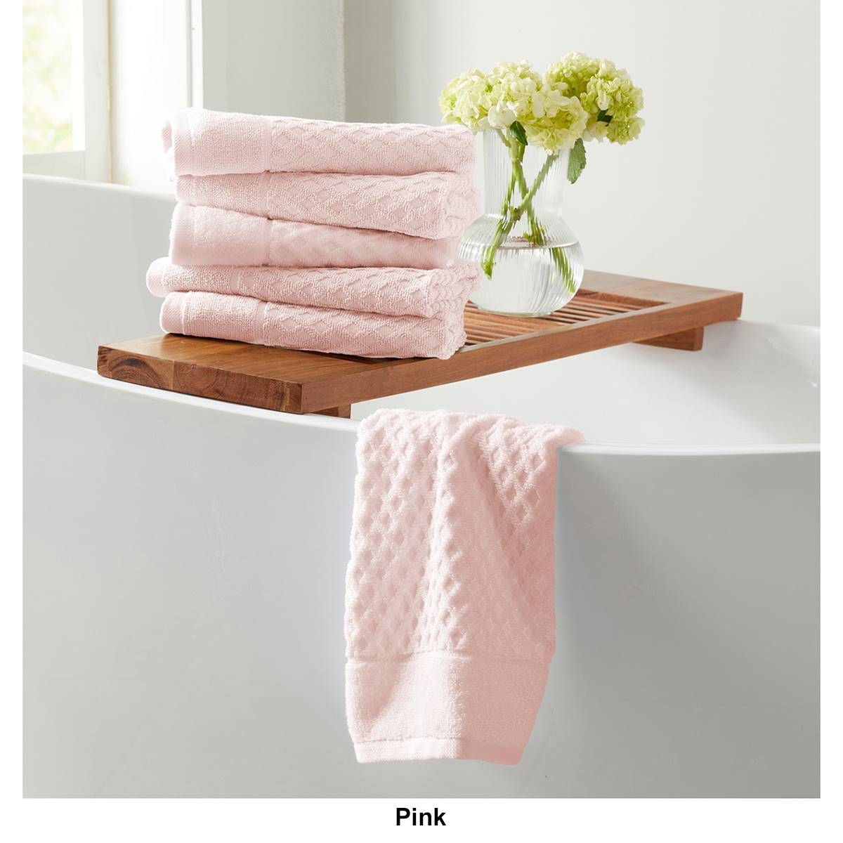 Freshfolds Grayson Cotton Lattice Textured Towel Collection