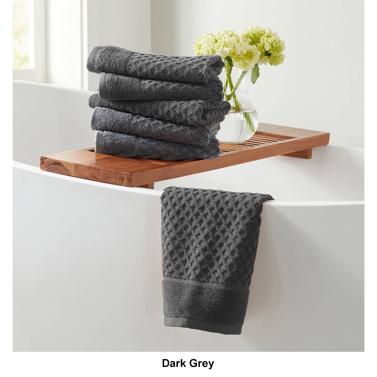 Freshfolds Grayson Cotton Lattice Textured Towel Collection