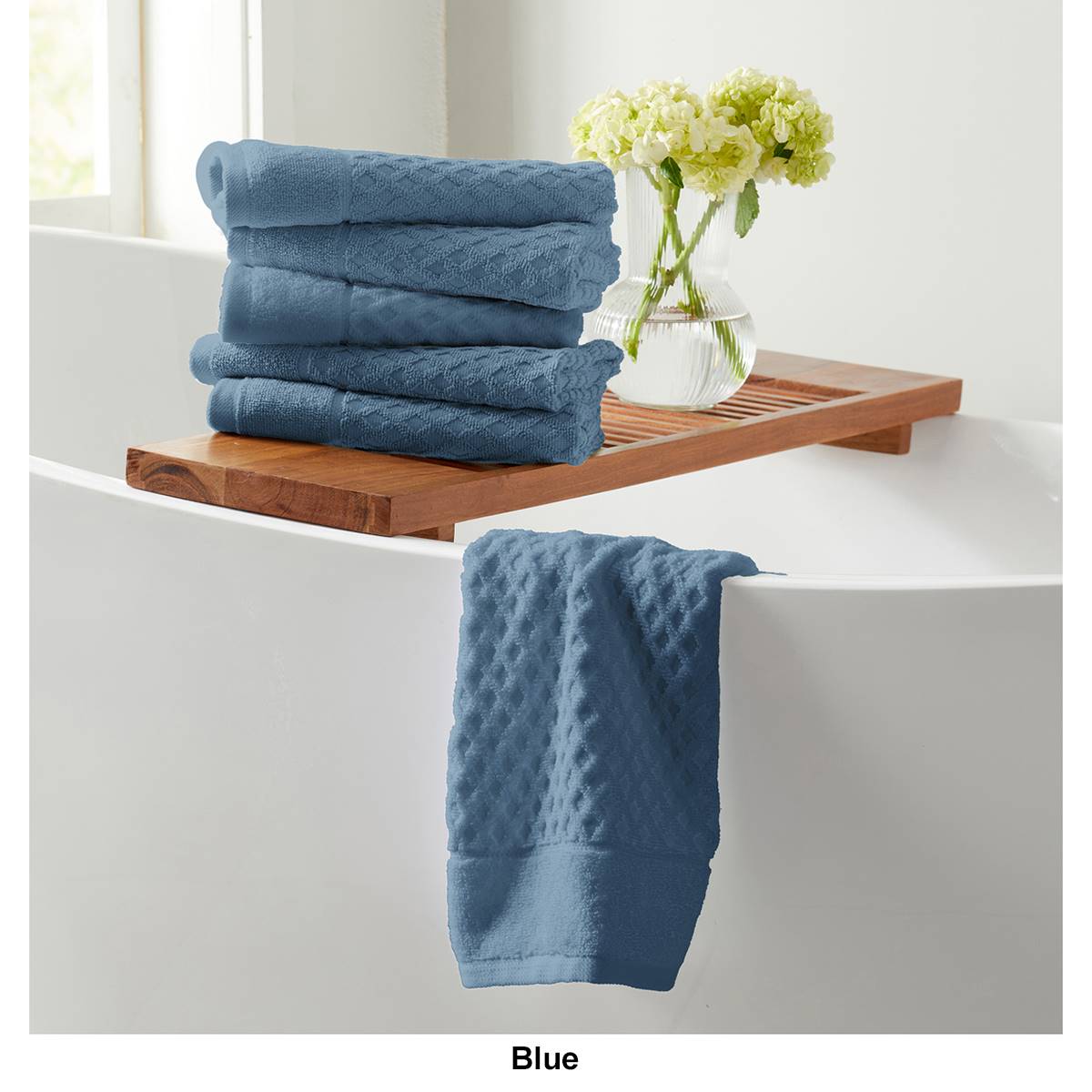 Freshfolds Grayson Cotton Lattice Textured Towel Collection