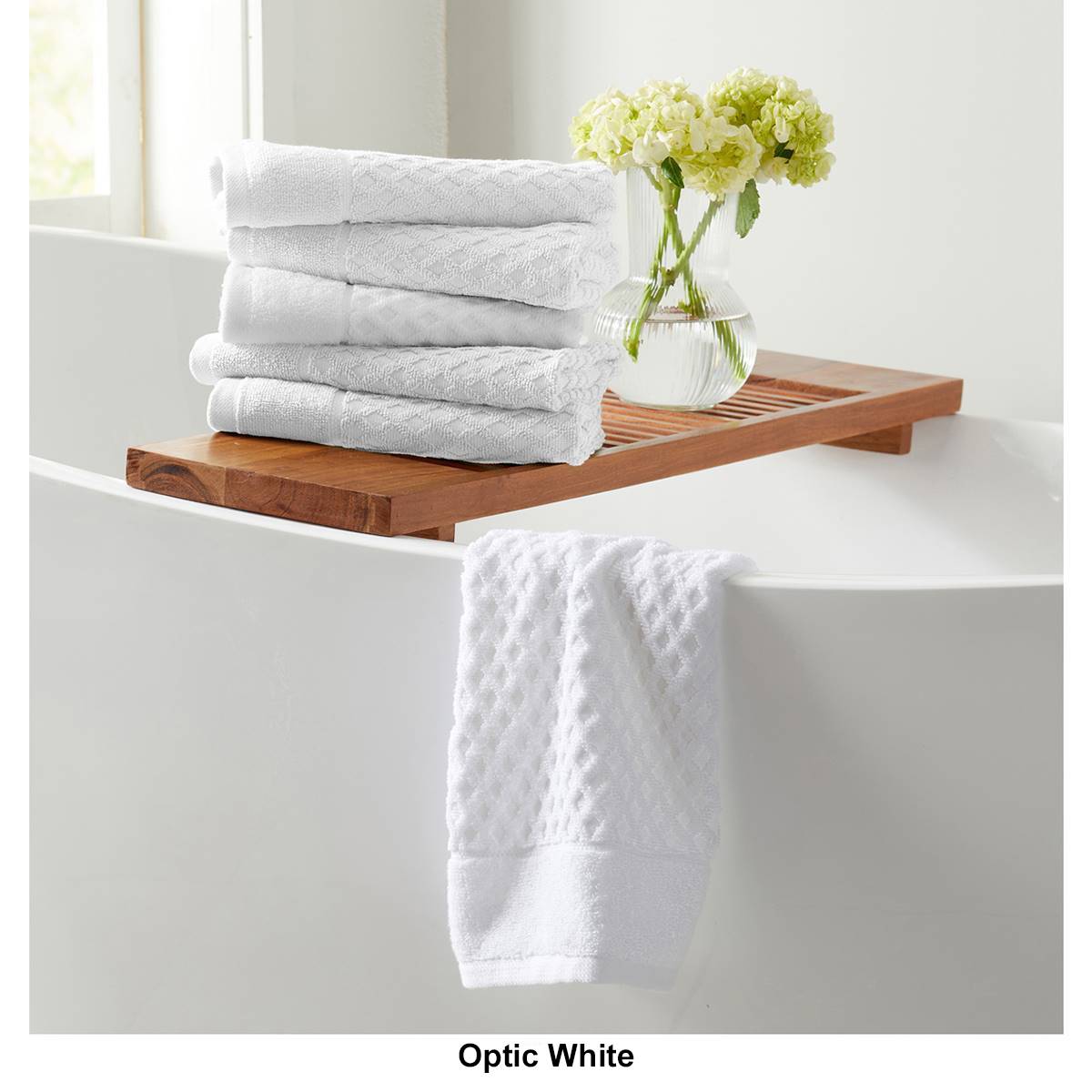 Freshfolds Grayson Cotton Lattice Textured Towel Collection