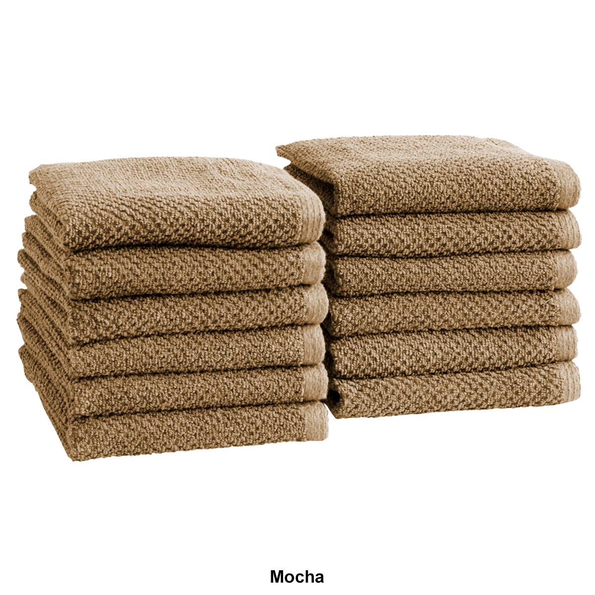 Freshfolds Acacia 12pc. Cotton Quick-Dry Washcloths