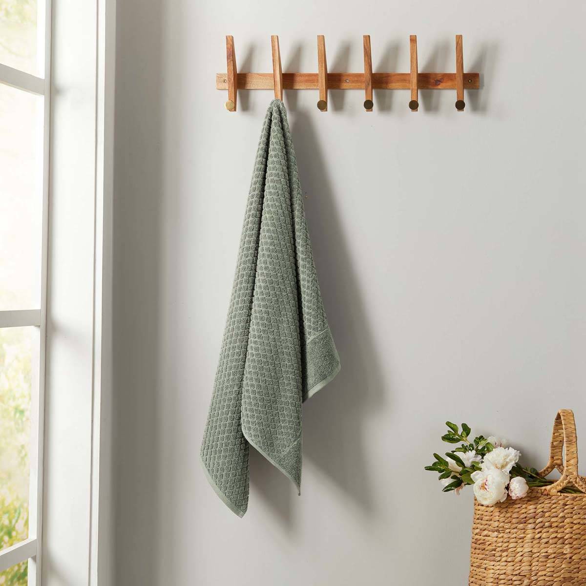 Freshfolds Grayson 6pc. Cotton Lattice Textured Towel Set