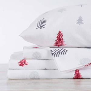 Freshfolds Premium Cotton Winter Trees Winter Bed Sheet Set