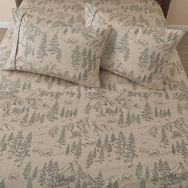 FreshFolds Mountain Ridge Bear Mountain Microfiber Sheet Set alternate view