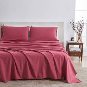 Freshfolds Turkish Cotton Flannel Solid 4pc. Sheet Set