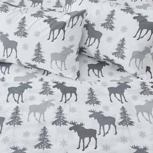 FreshFolds Mountain Ridge Moose Microfiber Sheet Set alternate view