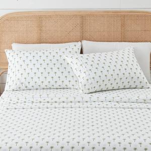 FreshFolds Newport Palm Tree Microfiber Sheet Set alternate view