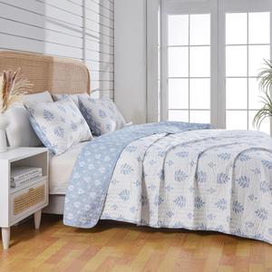 FreshFolds Colette 3pc. Reversible French Floral Quilt Set alternate view