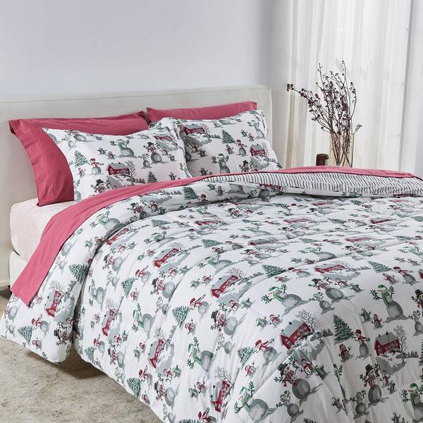 Freshfolds Winter Reversible Winter Wonderland 3pc. Comforter Set