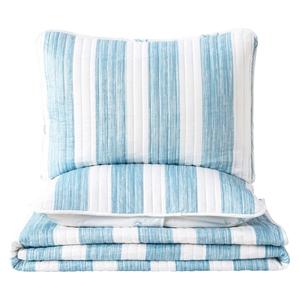 FreshFolds 3pc. Striped Anchor Coastal 3pc. Quilt Set alternate view