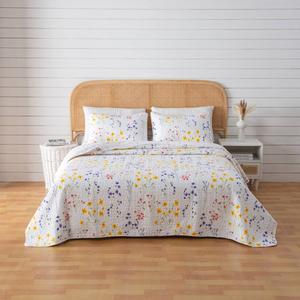 FreshFolds Marianne 3pc. Reversible Colorful Floral Quilt Set alternate view