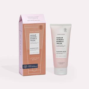 Voesh Blossom Bliss Sugar Scrub + Bubble Wash